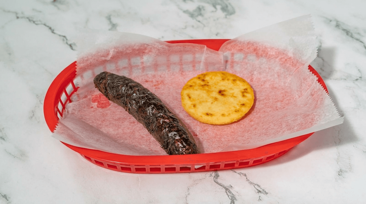 Morcilla con Arepa